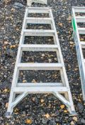 6 tread aluminium step ladder A824264