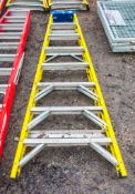 8 tread glass fibre framed step ladder 33270601