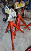 2 - Ridgid pipe roller stands