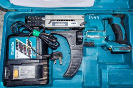 Makita DFR 550 cordless screw gun c/w charger & carry case