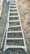 Aluminium step ladder ** Damaged **