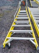 7 tread glass fibre framed step ladder A1106578