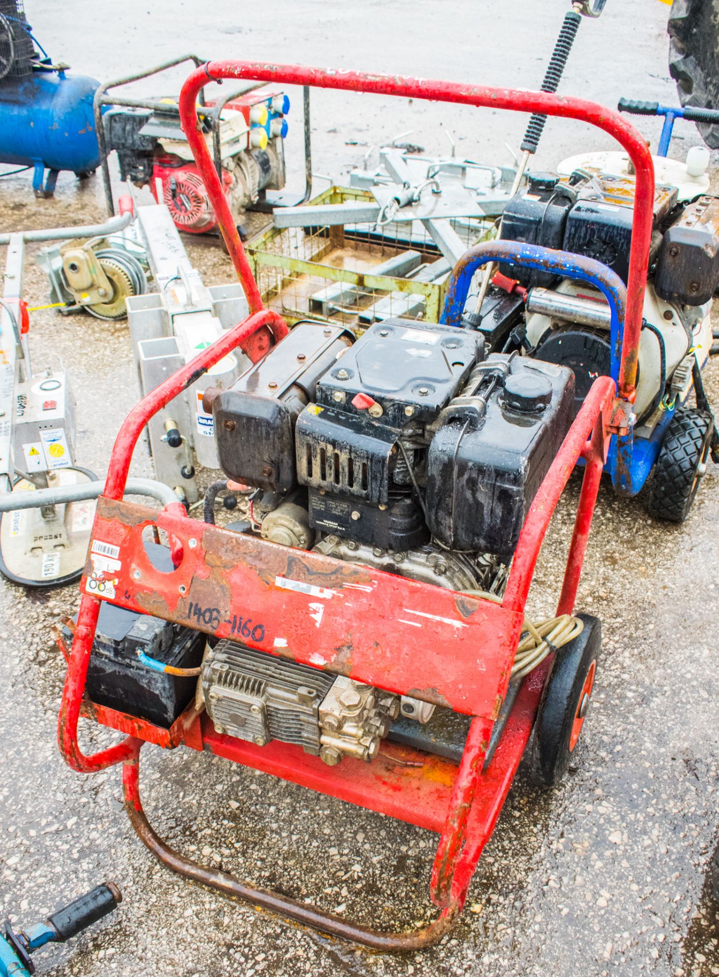 Demon diesel driven pressure washer