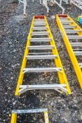 10 tread glass fibre framed step ladder