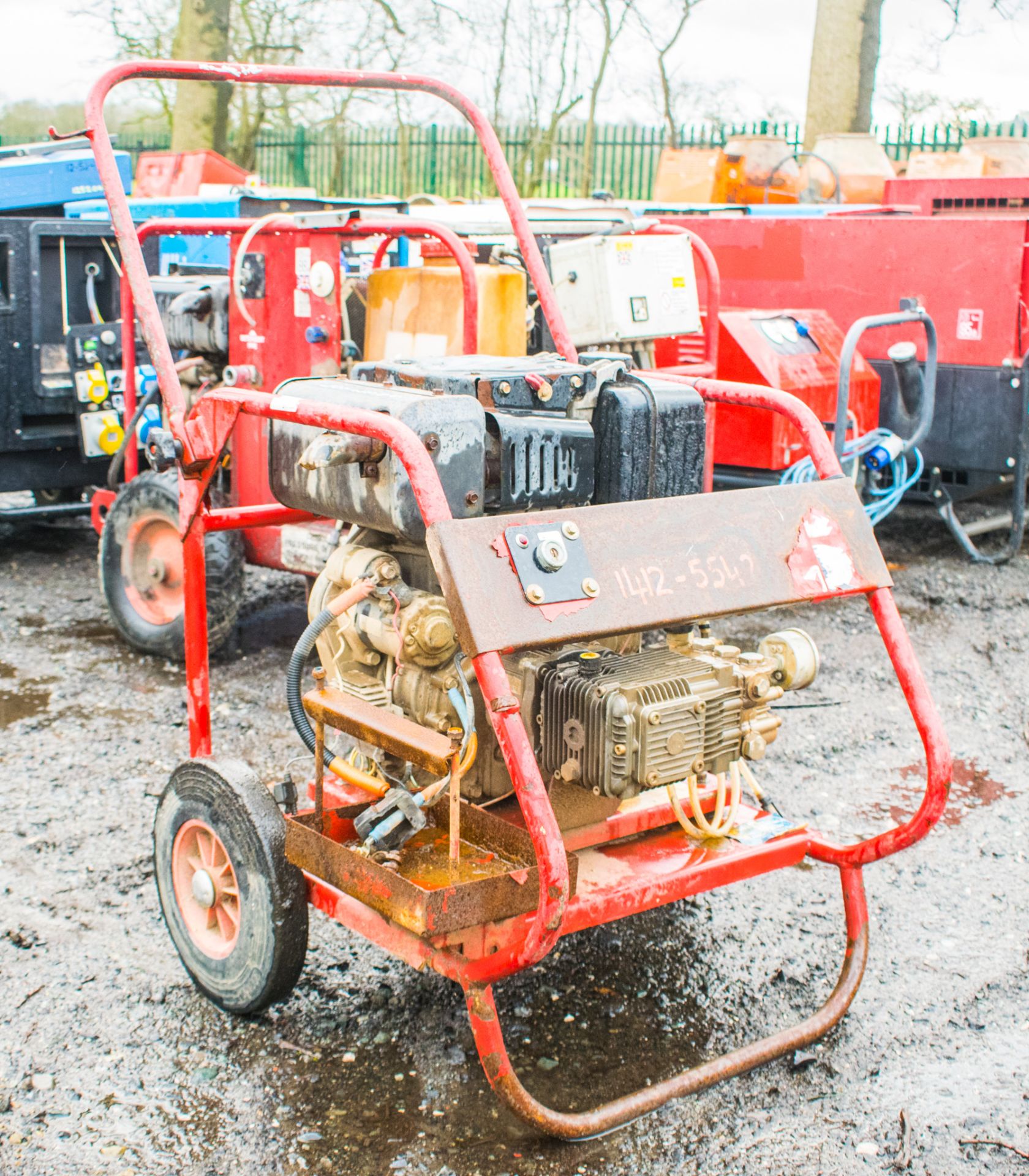 Demon diesel driven mobile pressure washer