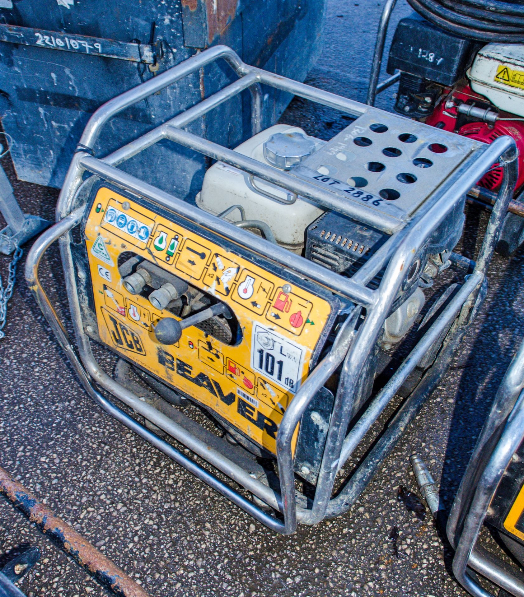 JCB Beaver petrol driven hydraulic power pack