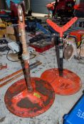 Pair of Ridgid 965 pipe roller stands