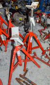 2 - Ridgid pipe roller stands