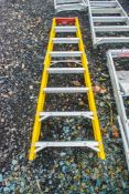 8 tread glass fibre framed step ladder 1901-LYT0959