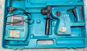 Makita 24v cordless SDS rotary hammer drill c/w charger & carry case ** No battery **