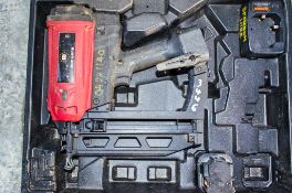 Montana cordless nail gun c/w charger, battery & carry case