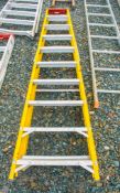 10 tread glass fibre framed step ladder 1808-LYT024