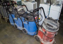 4 - Numatic 110v vacuum cleaners