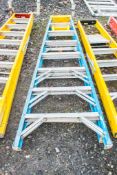 8 tread glass fibre framed step ladder