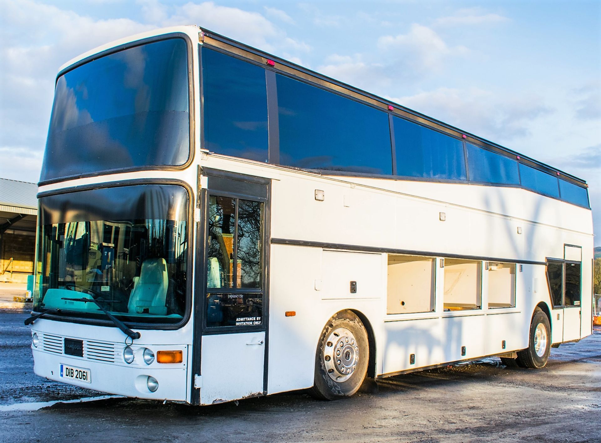 Vanhool double decker luxury tour coach Registration Number: DIB 2061 Date of Registration: 10/06/