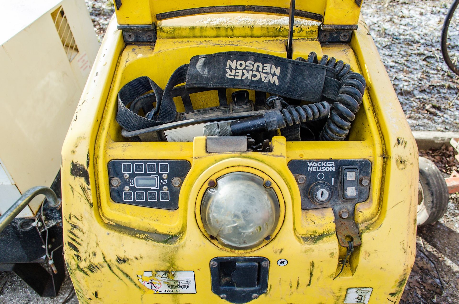 Wacker Neuson RTXSC2 double drum trench rollers c/w remote control Year: 2014 A642068 - Image 7 of 10