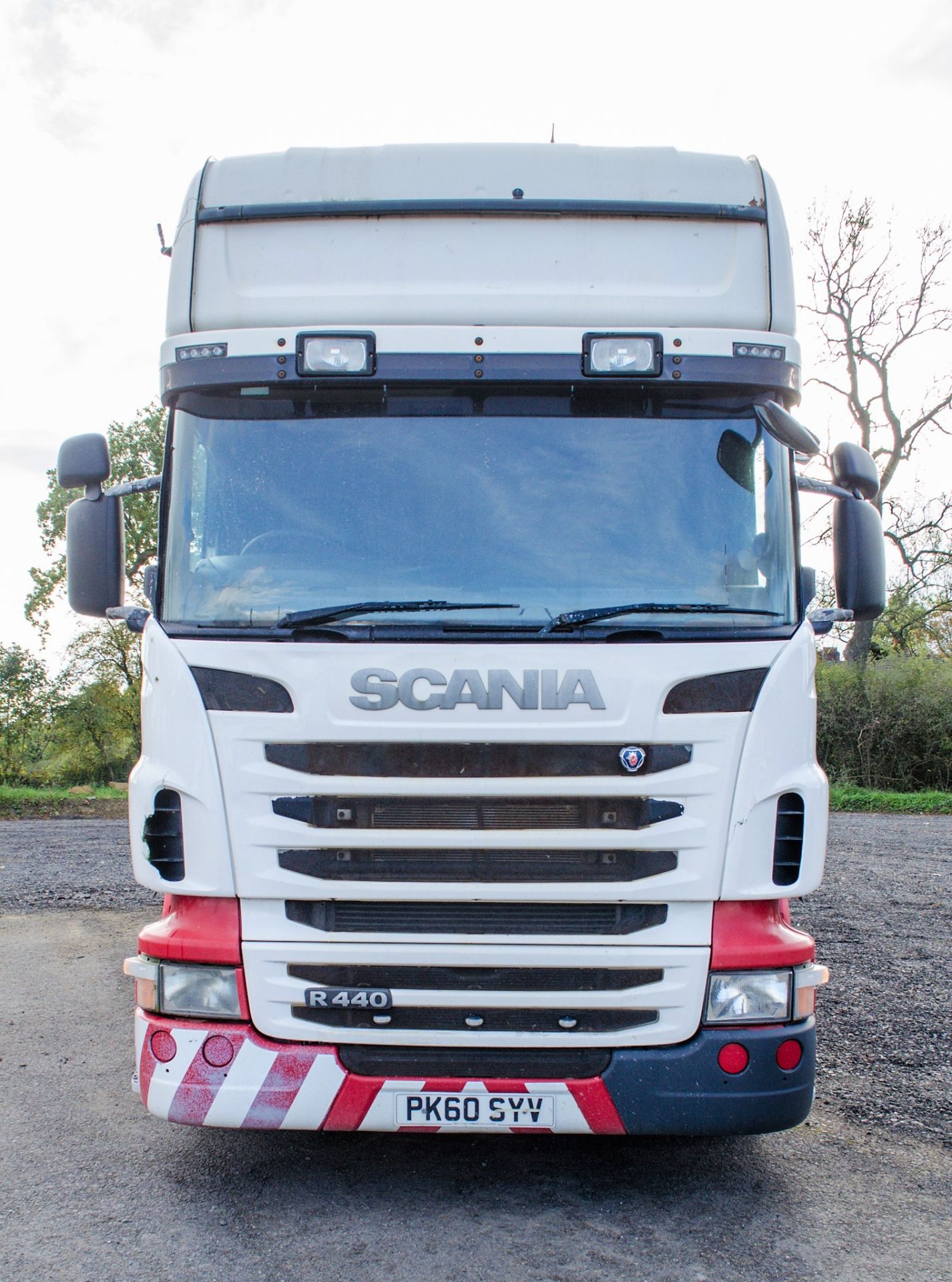 Scania R440 Topline 26 tonne 6 x 2 curtain sided draw bar lorry Registration Number: PK60 SYV Date - Image 5 of 19