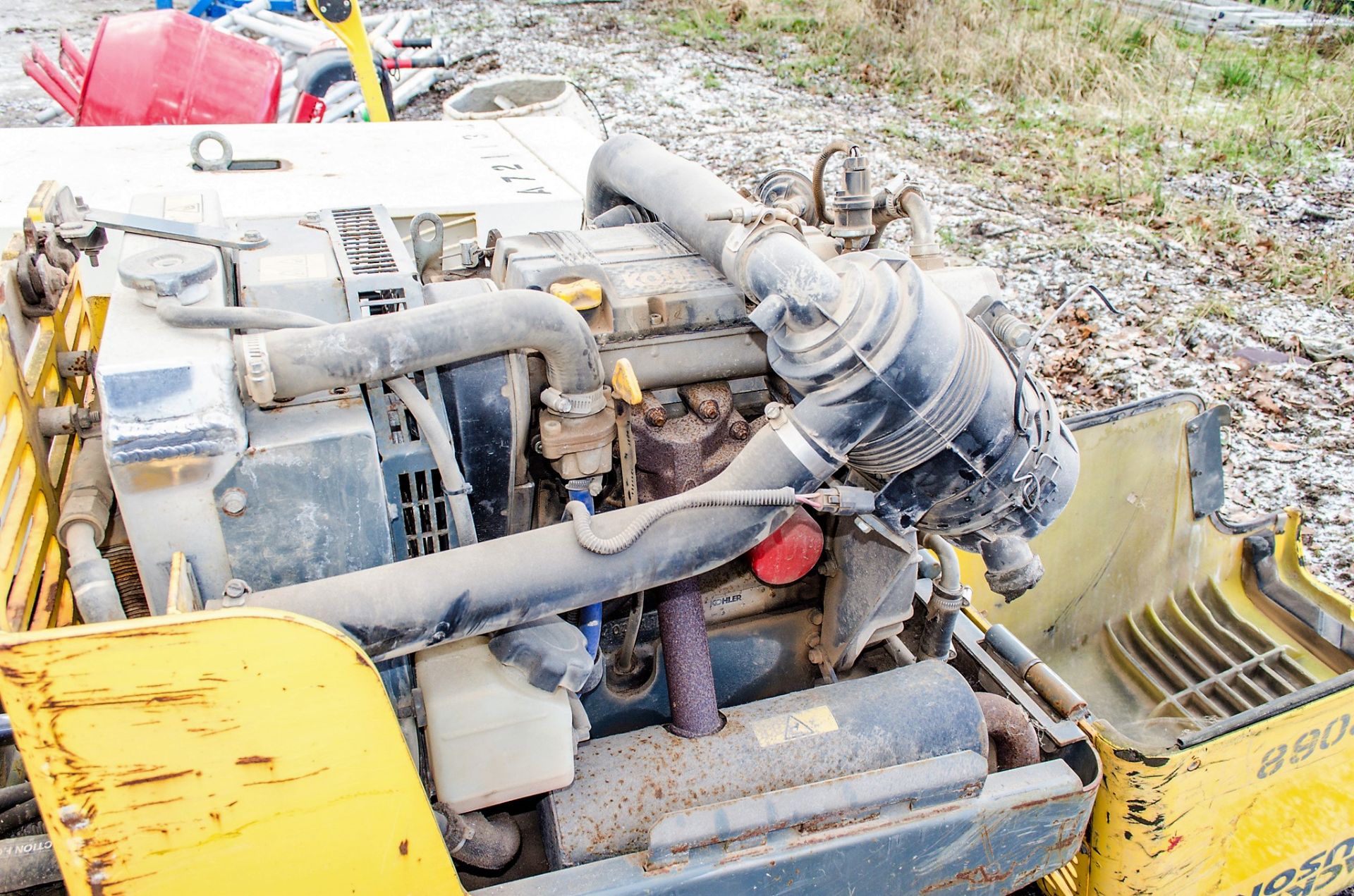 Wacker Neuson RTXSC2 double drum trench rollers c/w remote control Year: 2014 A642068 - Image 8 of 10