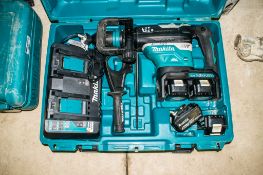 Makita DHR400 36v SDS rotary hammer drill c/w 4 - 18v batteries, charger & carry case A950540