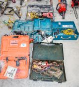 7 - miscellaneous power tools as photographed ** All for spares **