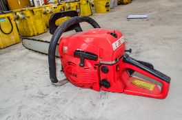 Petrol driven chainsaw