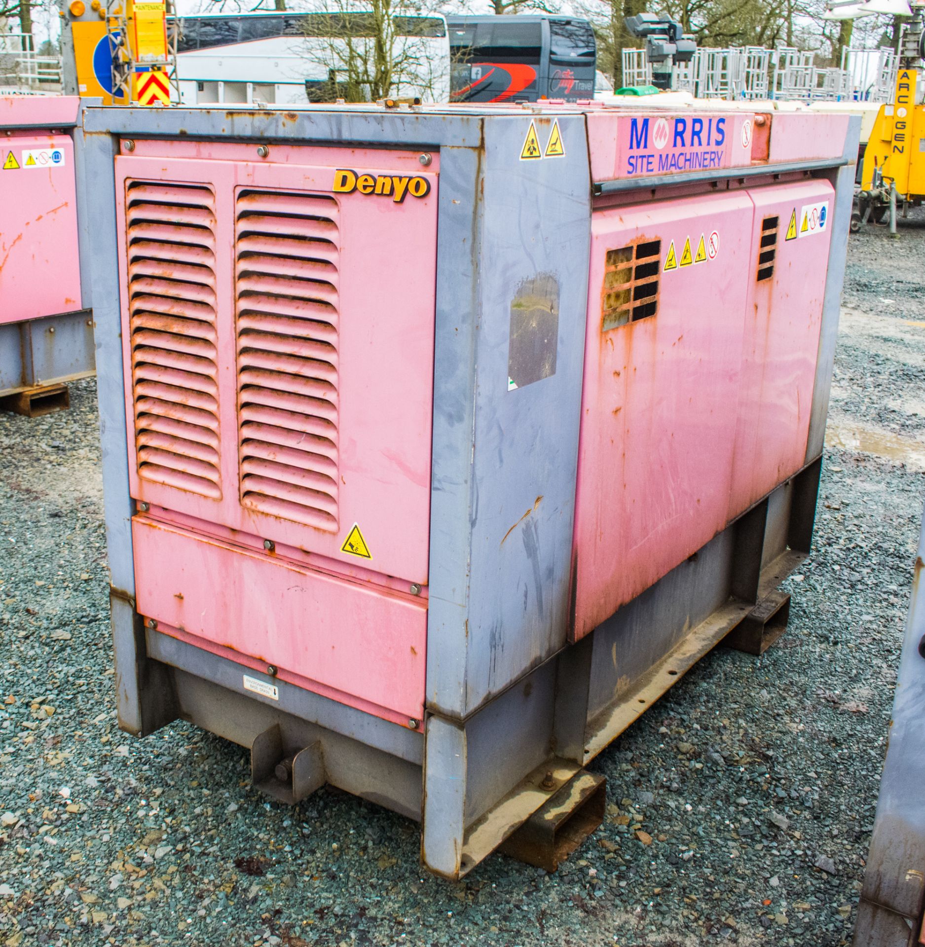 Denyo 25 USE 25 kva diesel driven generator Year: 2012 S/N: 3861359 Recorded Hours: 15150 A628530 - Image 2 of 5