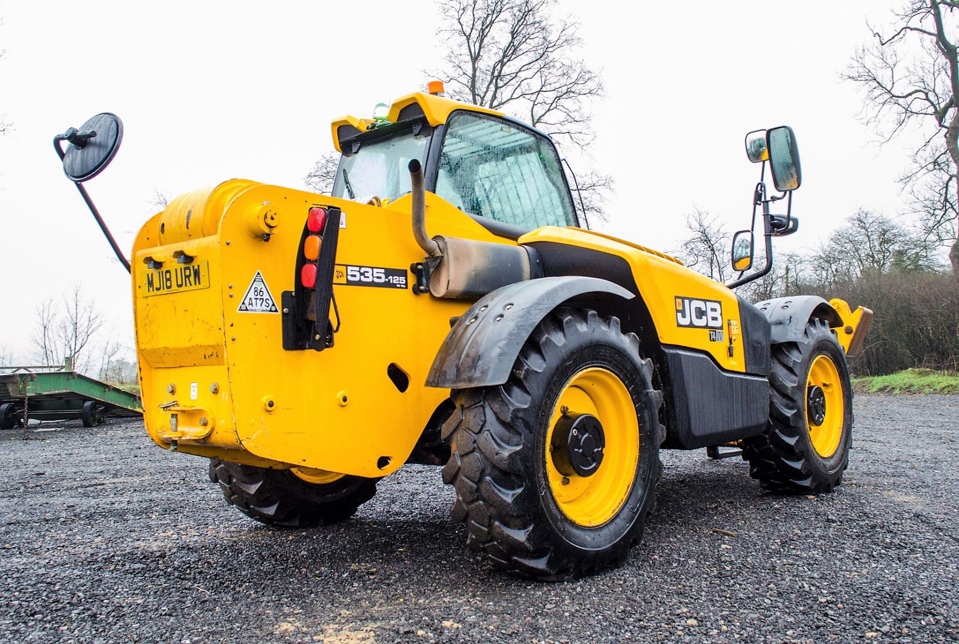 JCB 535-125 Hi-Viz 12.5 metre telescopic handler Year: 2018 S/N: 2726504 Recorded Hours: 3258 c/w - Image 3 of 22