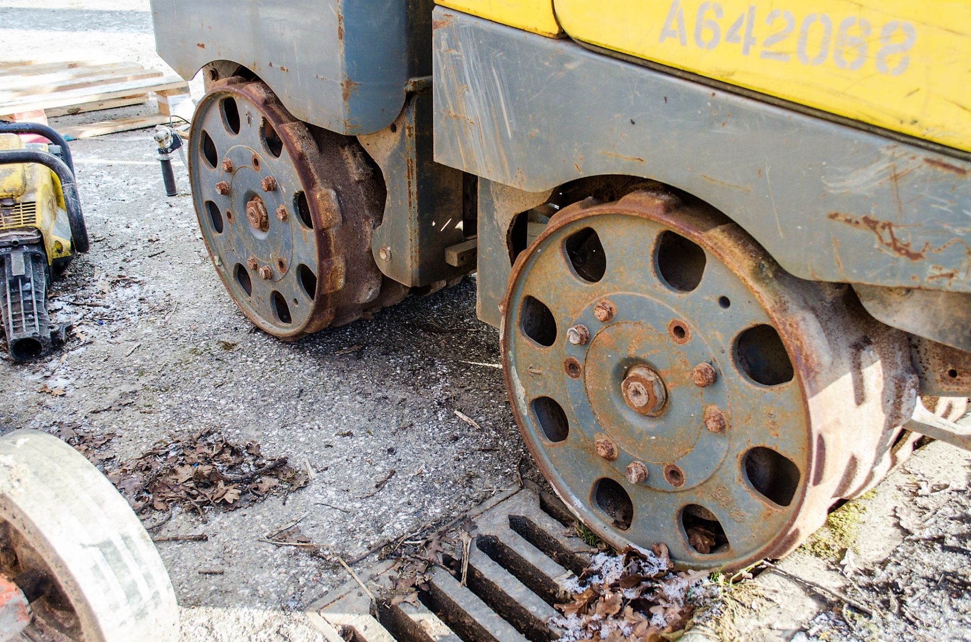 Wacker Neuson RTXSC2 double drum trench rollers c/w remote control Year: 2014 A642068 - Image 5 of 10