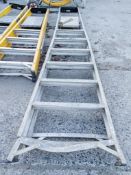 8 tread aluminium step ladder