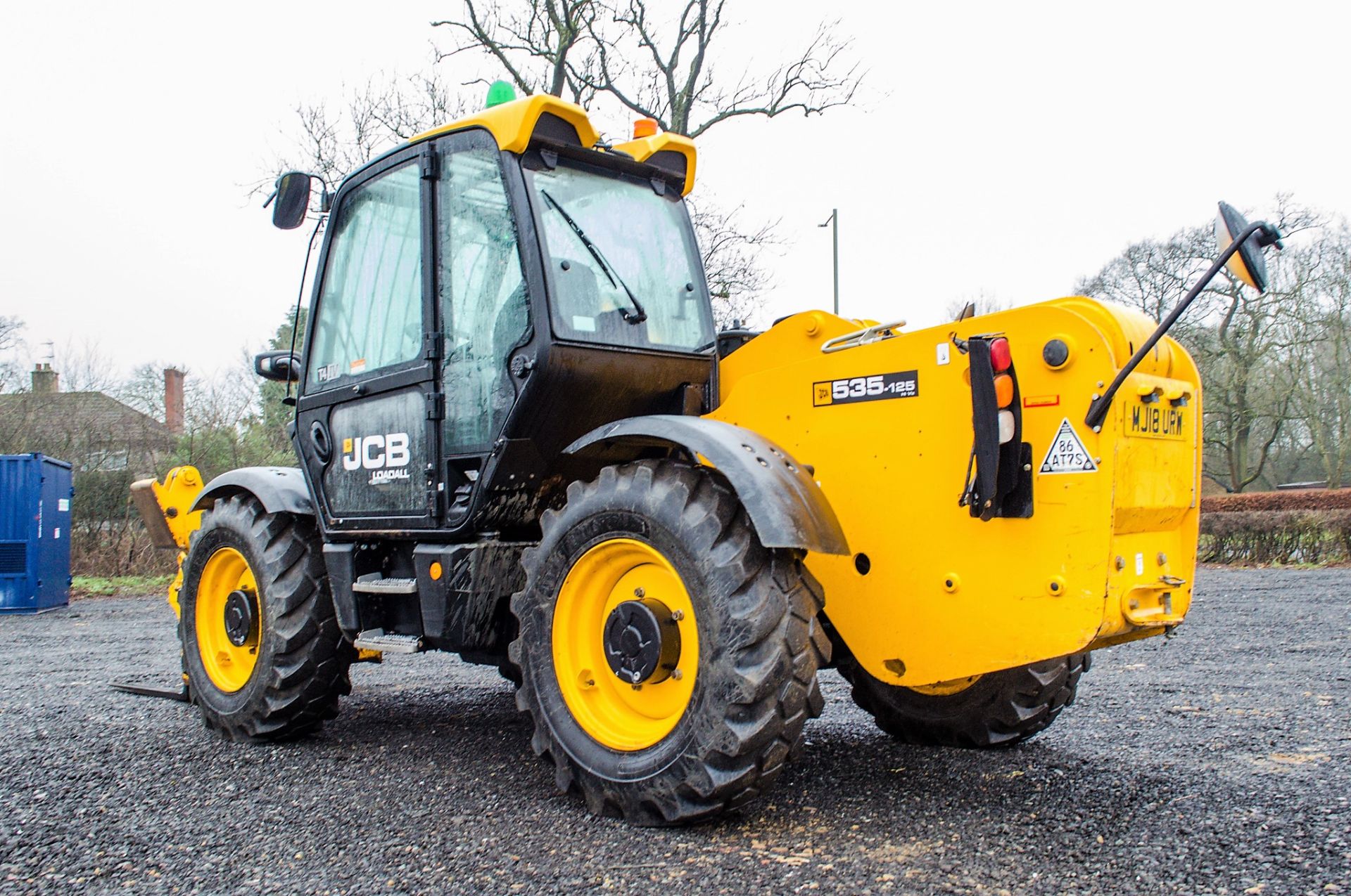 JCB 535-125 Hi-Viz 12.5 metre telescopic handler Year: 2018 S/N: 2726504 Recorded Hours: 3258 c/w - Image 4 of 22