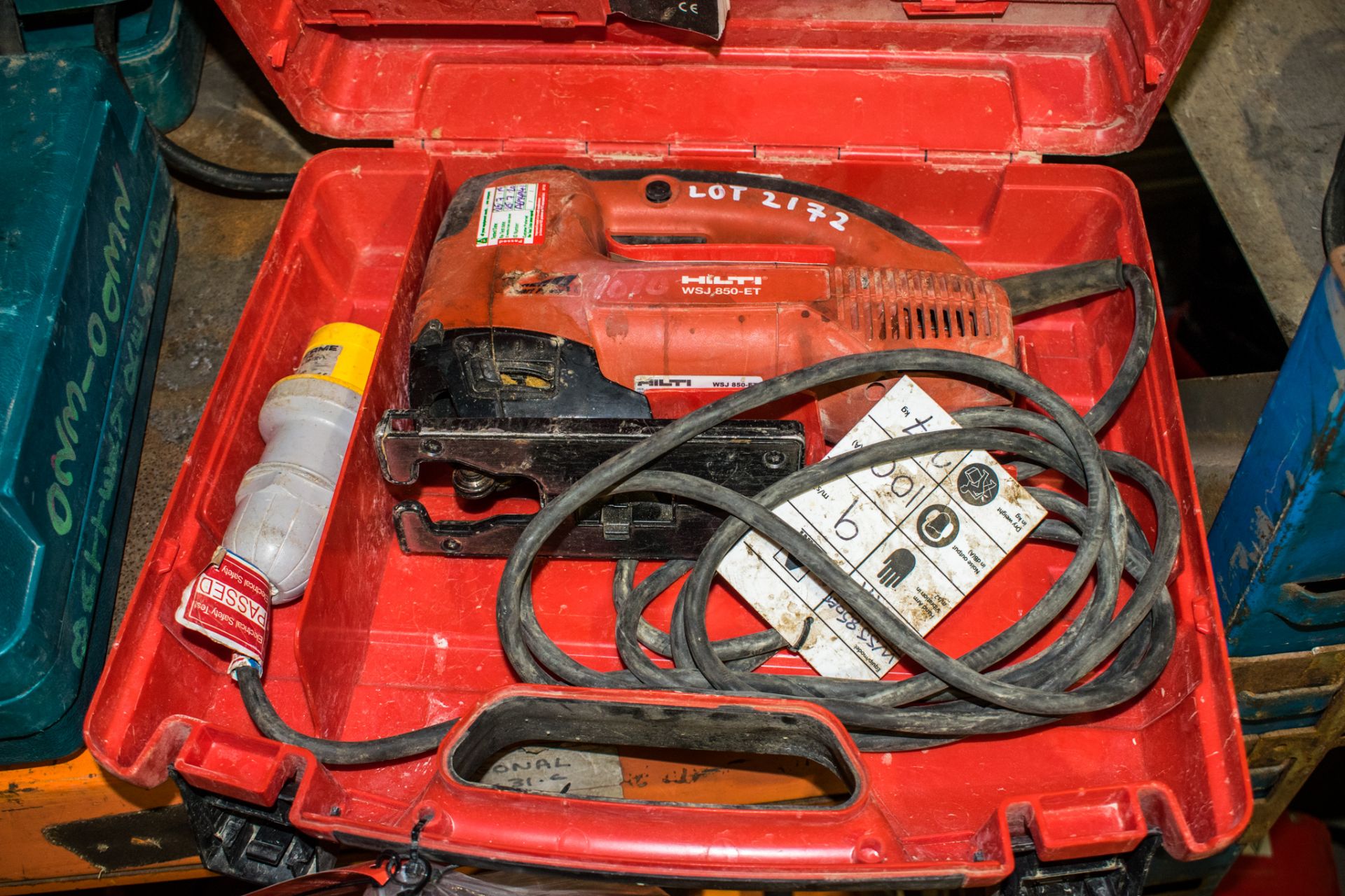 Hilti WSJ 850-ET 110v jigsaw c/w carry case BBCO