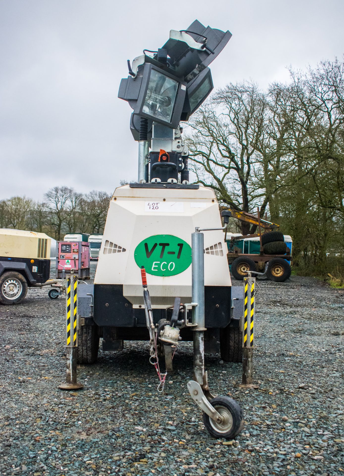 Towerlight VT-1 Eco diesel driven mobile lighting tower Year: 2014 S/N: 1404125 Recorded Hours: 4067 - Image 4 of 8