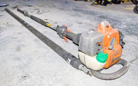 Husqvarna long reach hedge trimmer c/w spare shaft ** head missing **