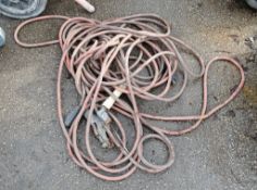 Welding torch & earth cables