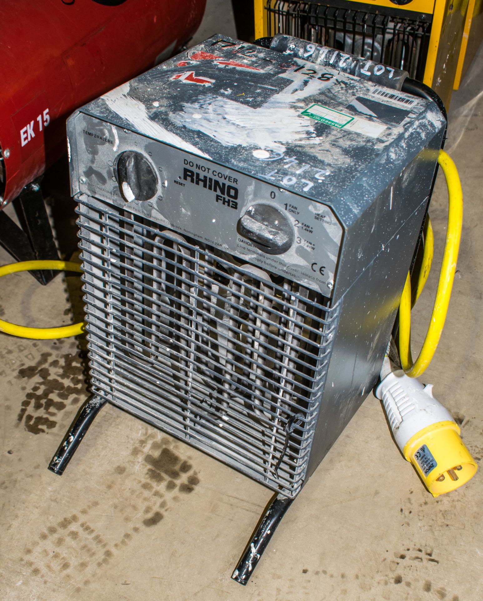 Rhino 110v fan heater