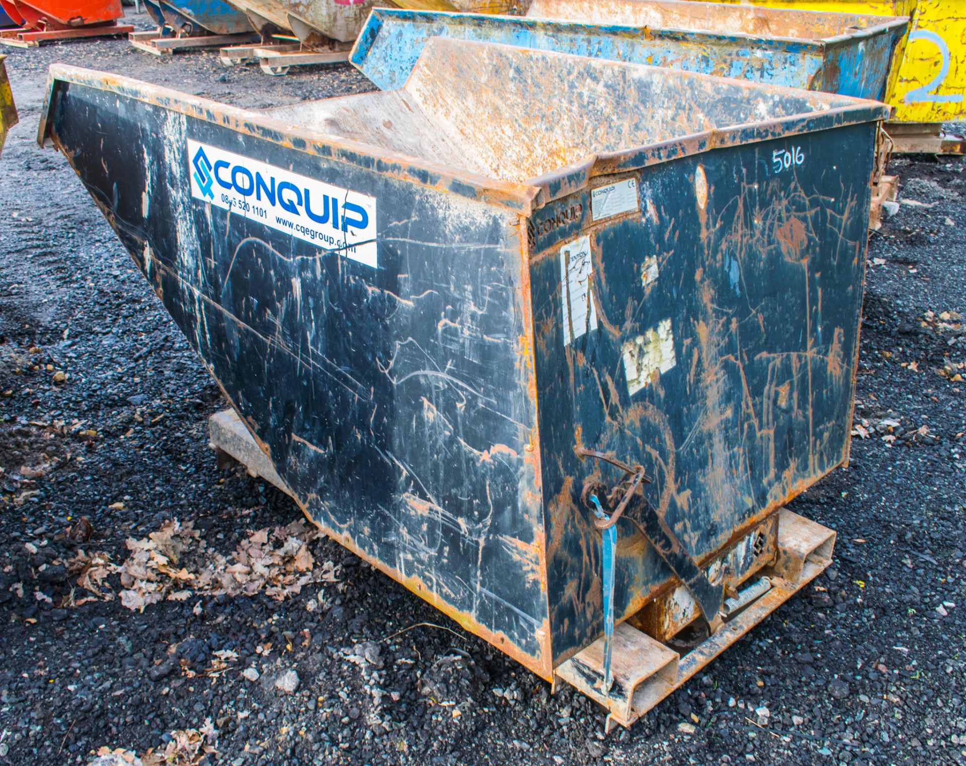 Conquip fork lift tipping skip - Image 2 of 2