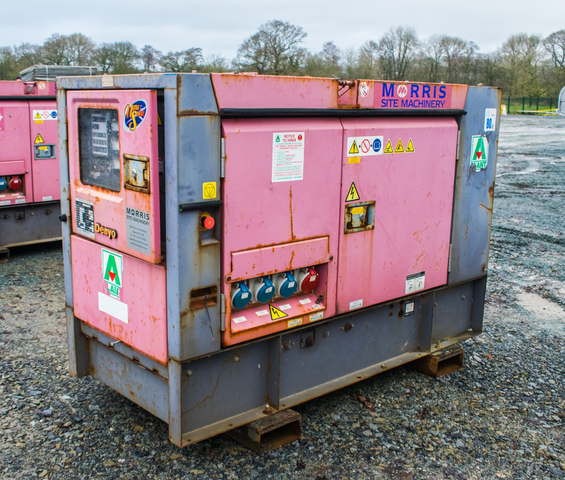 Denyo 25 USE 25 kva diesel driven generator Year: 2012 S/N: 3861358 Recorded Hours: 8891 A628529