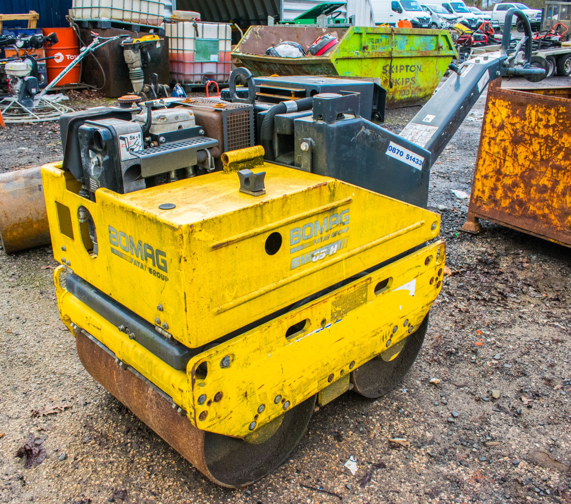 Bomag BW65H diesel driven double drum pedestrian roller  10A10001 - Image 2 of 5