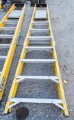 8 tread glass fibre framed step ladder