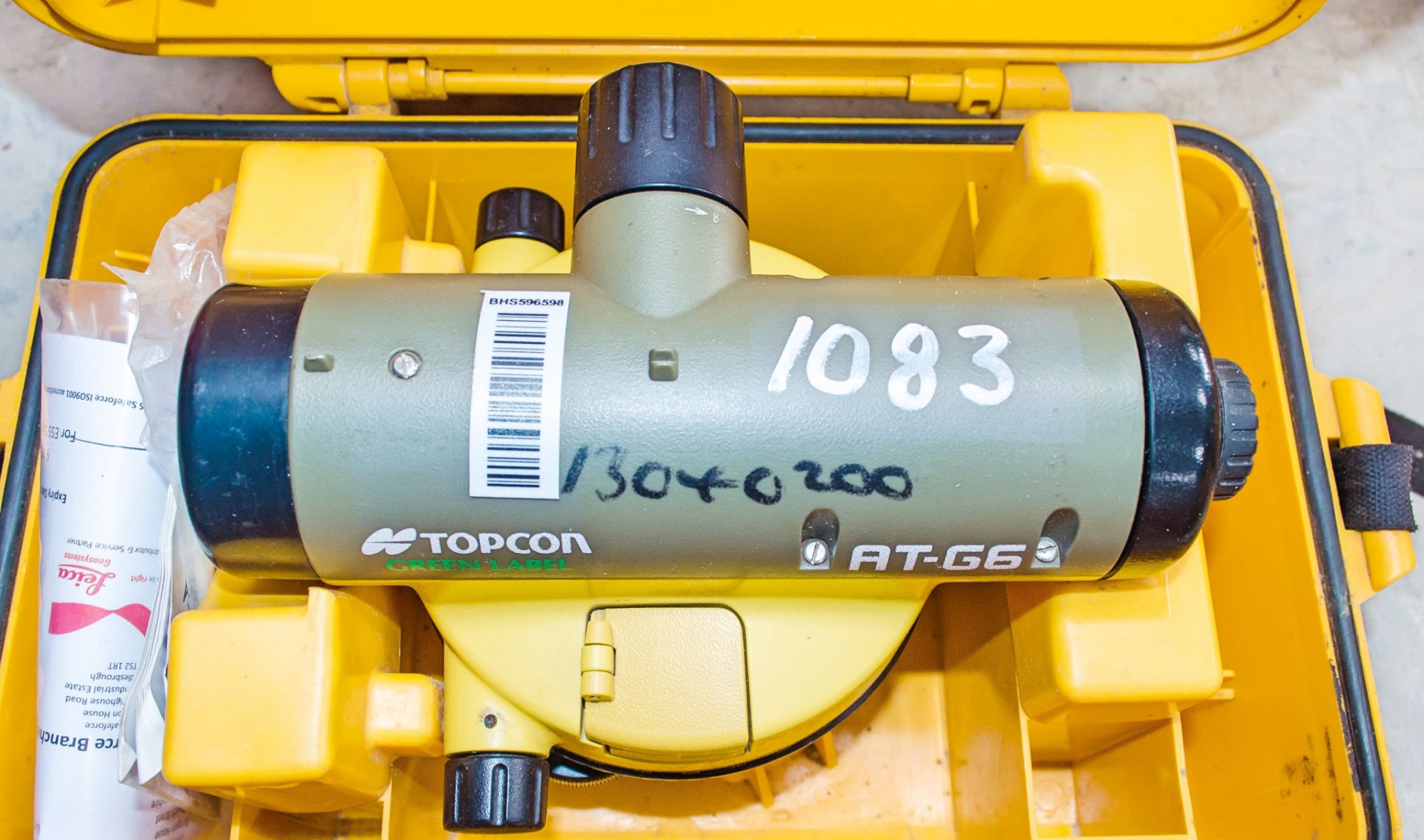 Topcon AT-G6 auto level dumpy level c/w carry case