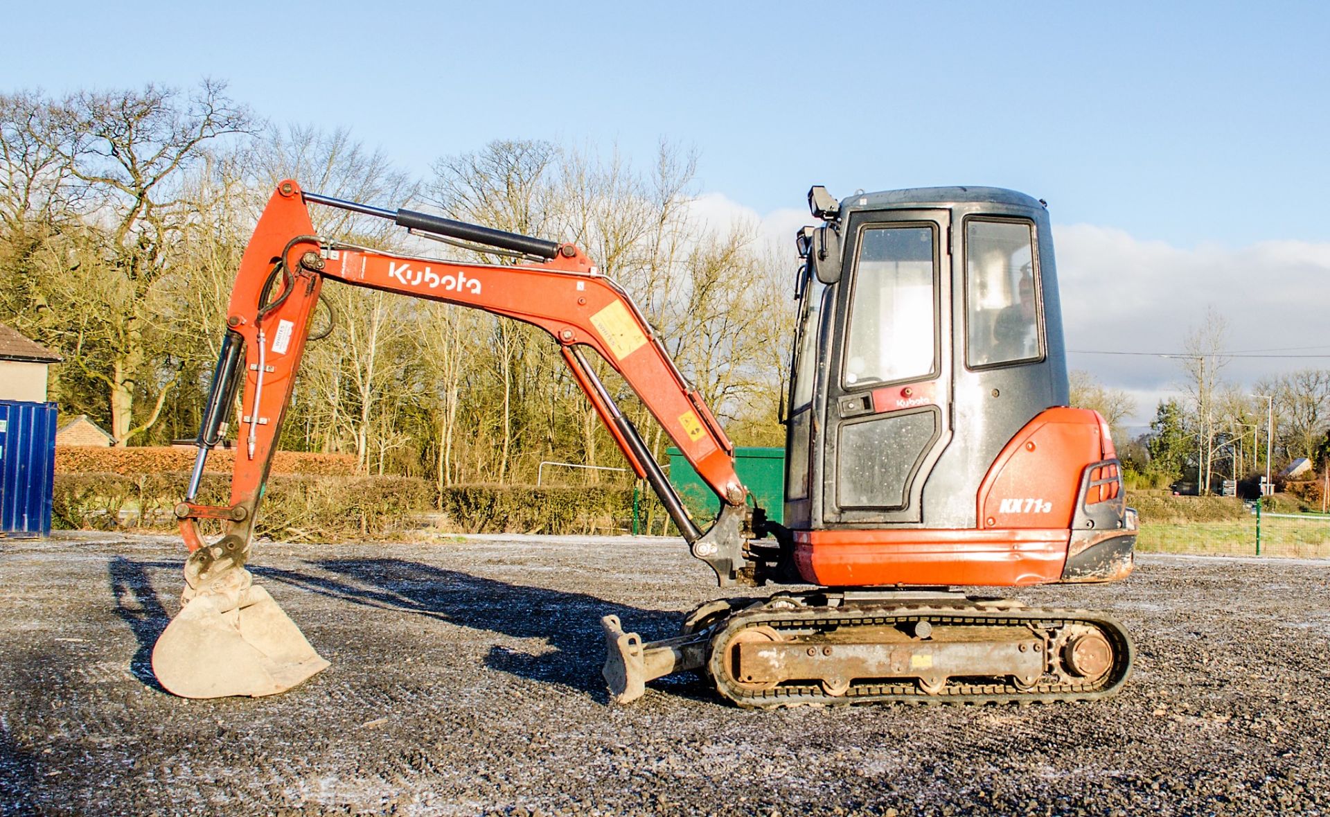 Kubota KX71-3 2.6 tonne rubber tracked excavator - Image 7 of 19