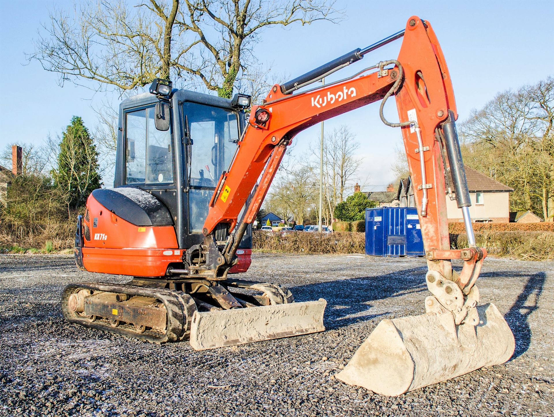 Kubota KX71-3 2.6 tonne rubber tracked excavator - Image 2 of 19