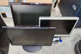 3 - Flat screen computer monitors