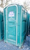 Plastic portable toilet