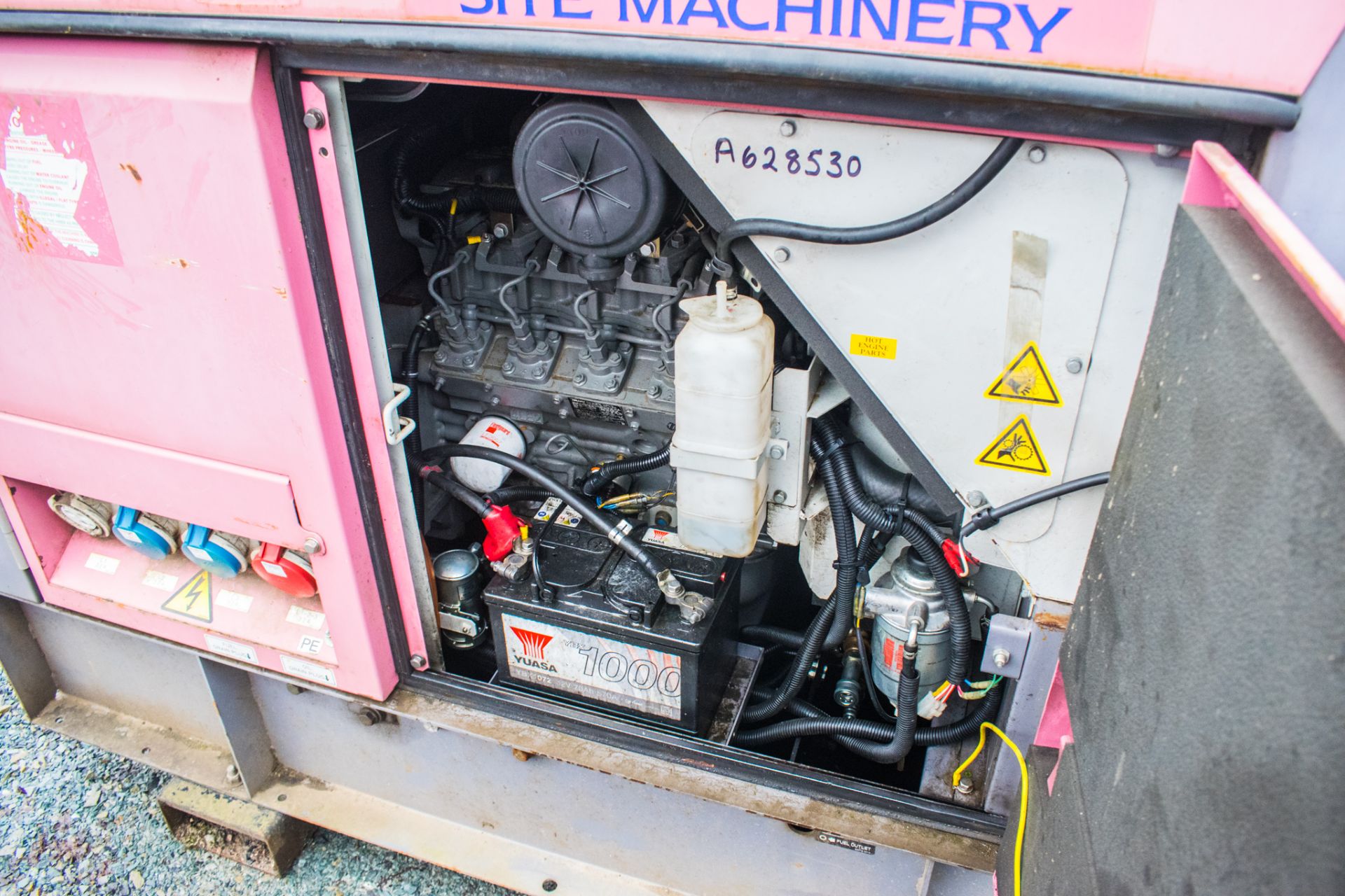 Denyo 25 USE 25 kva diesel driven generator Year: 2012 S/N: 3861359 Recorded Hours: 15150 A628530 - Image 4 of 5