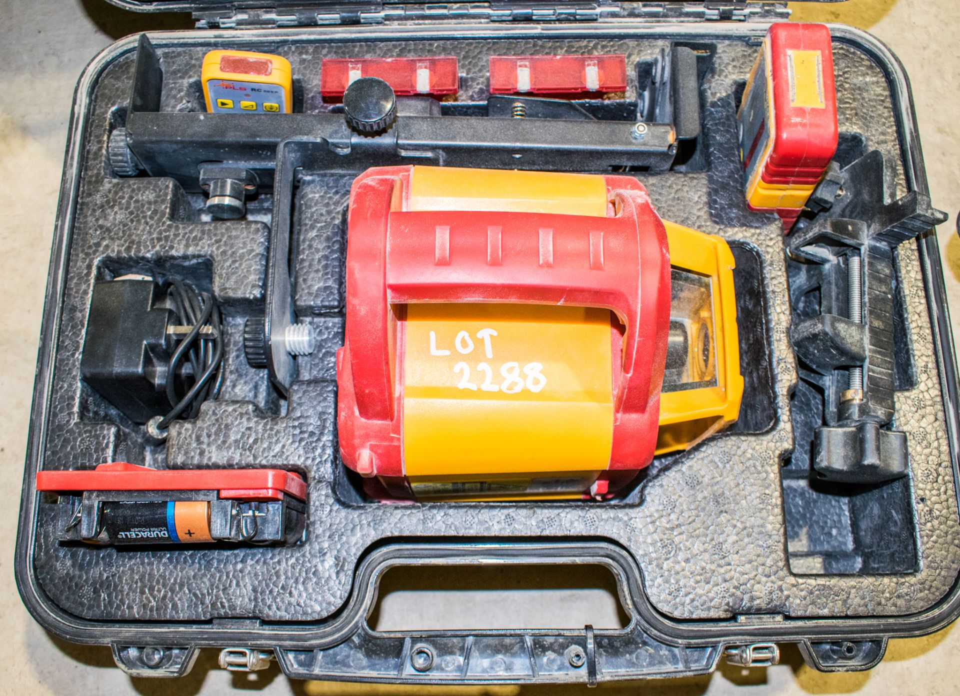 PLS HVR rotating laser level c/w receiver & carry case