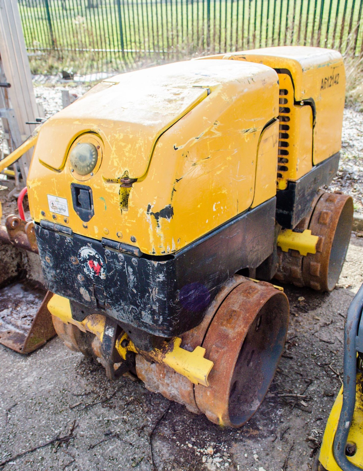 Wacker Neuson RT56 double drum trench roller Year: 2013 c/w remote control A612142