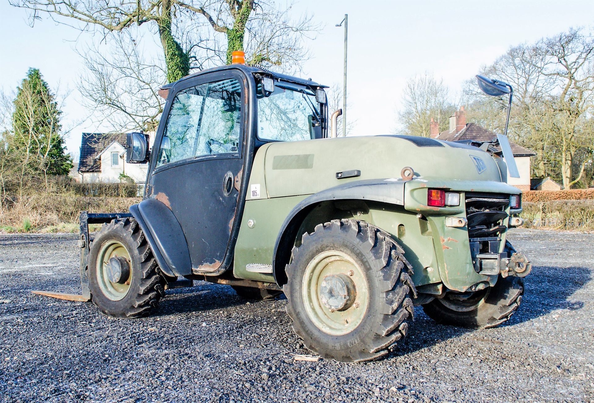 JCB 524 - 50 5 metre telescopic handler  Year: 2008 S/N: 1417727 Recorded Hours: 2625 Ex MOD - Image 3 of 19