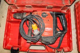 Hilti TE60 110v SDS rotary hammer drill c/w carry case A657926