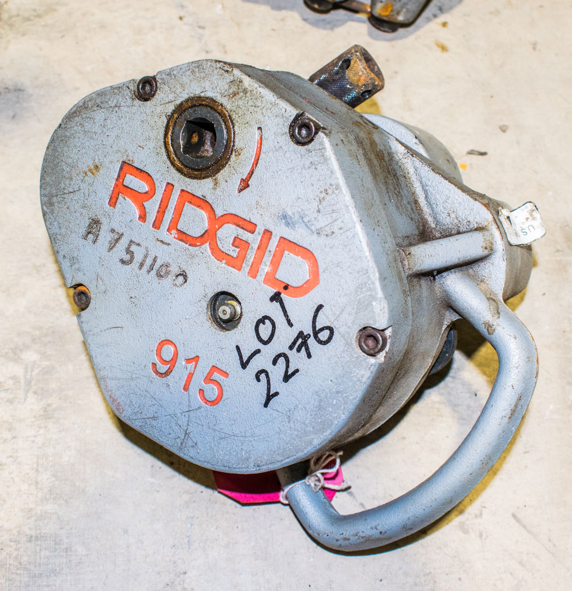 Ridgid 915 roll groover machine A751100